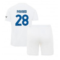 Maglie da calcio Inter Milan Benjamin Pavard #28 Seconda Maglia Bambino 2023-24 Manica Corta (+ Pantaloni corti)